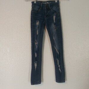 Pastel girls size 8 skinny medium wash jeans